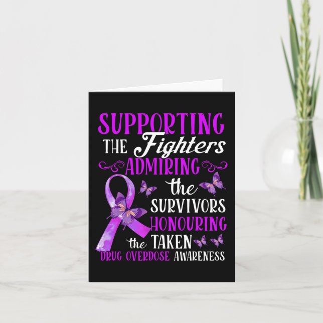 Tarjeta Sensibilización sobre la sobredosis de fármacos He (Anverso)