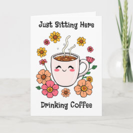 Tarjeta Sentado Aquí Pensando En Ti