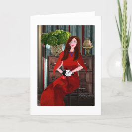 Tarjeta Sentarse en el regazo Diseño creativo de LeeMarie