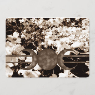 Tarjeta Sentimental Dogwood Triple Moon Handfastin