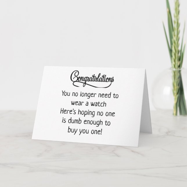 TARJETA SENTIMIENTOS DE *RETIRO* COMICIOS (Anverso)