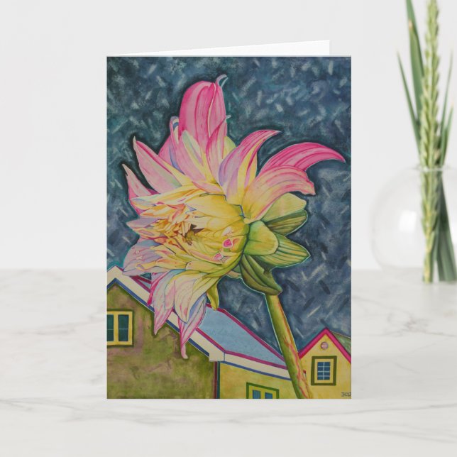 Tarjeta Sentirse bien en el brillo de la luna (Anverso)