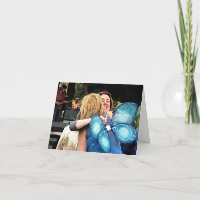 Tarjeta Separe su cumpleaños de las alas (Anverso)