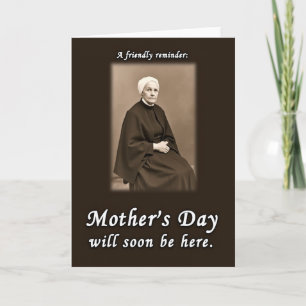 Tarjeta sepia del día de las madres amorosas