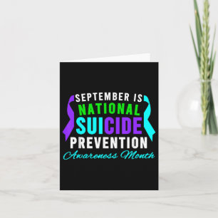 Tarjeta Septiembre: Concienciación sobre la prevención nac