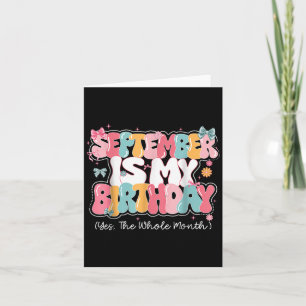 Tarjeta Septiembre De Mujeres Es Mi Reina De Cumpleaños To