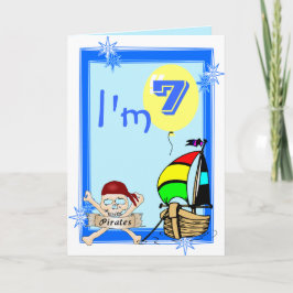 Tarjeta Séptimo Cumpleaños