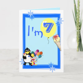 Tarjeta Séptimo Cumpleaños