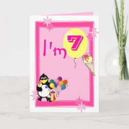 Tarjeta Séptimo Cumpleaños
