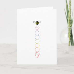 Tarjeta Ser Abeja (En Blanco Por Dentro)
