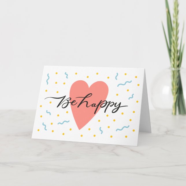 Tarjeta Ser feliz (Anverso)