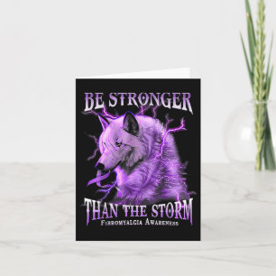 Tarjeta Ser Más Fuertes Que La Conciencia De La Tormenta F