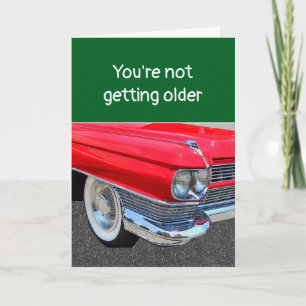 Tarjeta ¿Ser mayor o clásico? Cumpleaños personalizado