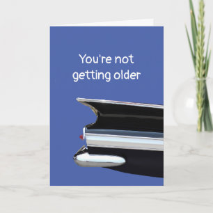 Tarjeta ¿Ser mayor o clásico? Cumpleaños personalizado