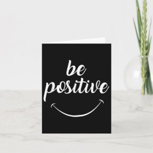 Tarjeta Ser motivacional positivo