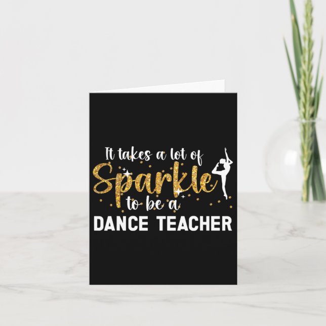 Tarjeta Ser profesor de danza e instructor de danza bailan (Anverso)