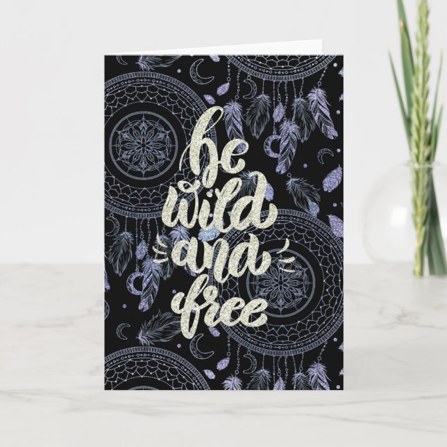 Tarjeta Ser salvajes y libres (Anverso)