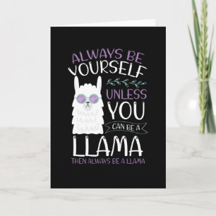 Tarjeta Ser siempre una llama