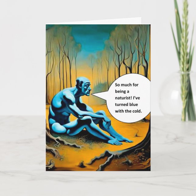 Tarjeta Ser un naturista (Anverso)