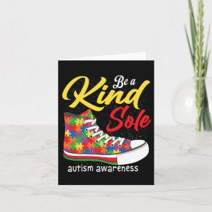Tarjeta Ser un tipo de autismo único Conciencia Mes Rompec