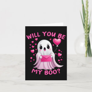 Tarjeta ¿Serás Mi Boo Fantasma Lindo de San Valentín