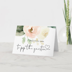 Tarjeta ¿Serás mi dama de honor la novia de la pregunta?