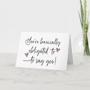 Tarjeta ¿Serás mi dama de honor? Petición para la novia