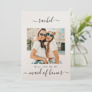 Tarjeta ¿Serás mi propuesta de Fiesta de la novia de honor