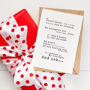 Tarjeta ¿Serás Mi Rompecabezas Único De San Valentín Revel