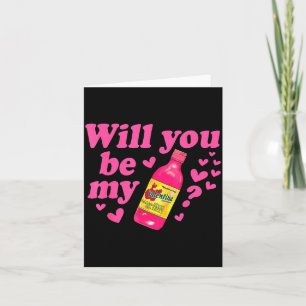 Tarjeta ¿Serás Mi Salsa Valentina Meme Mexicana Día de San