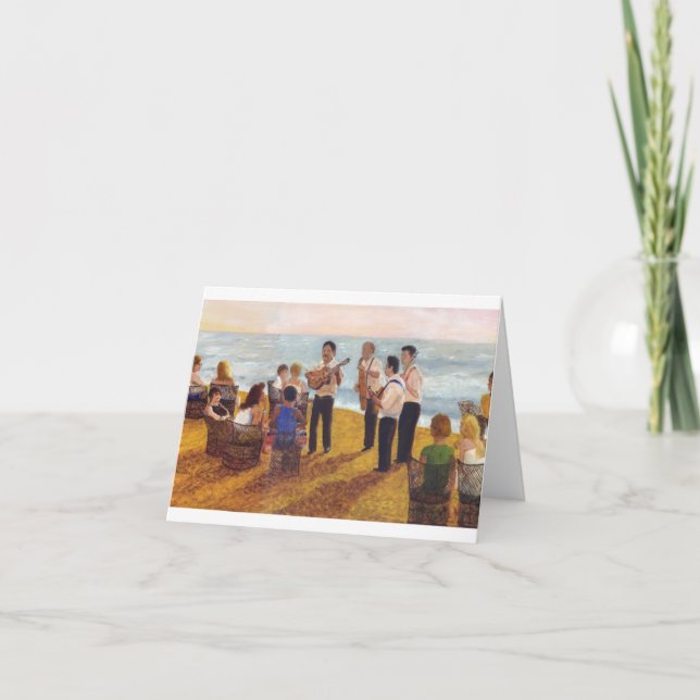 Tarjeta Serenade por la noche (Anverso)