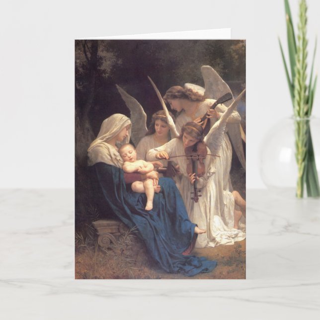 Tarjeta Serenata de ángel (Anverso)