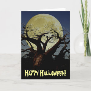 Tarjeta ¡Serengeti, feliz Halloween!