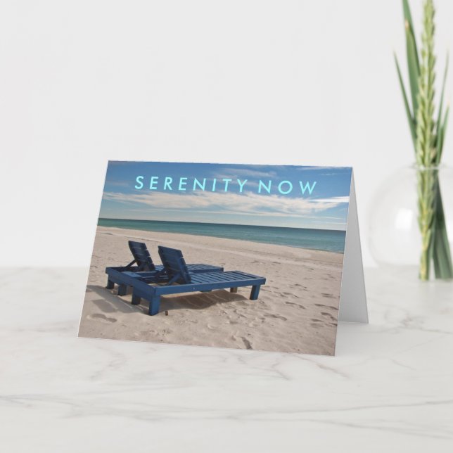 Tarjeta Serenidad ahora (Anverso)