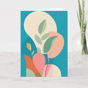 Tarjeta Serenidad de Floración en Capas