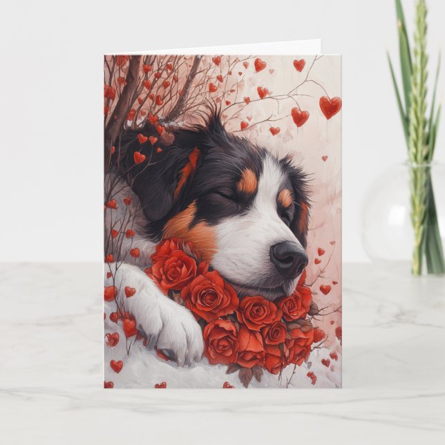 Tarjeta Sereno Pastor Anatolio Día de San Valentín (Anverso)