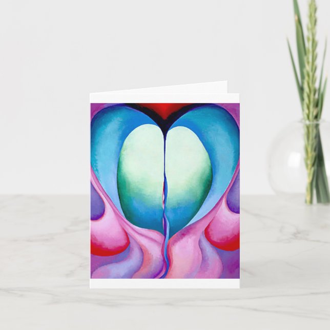 Tarjeta Serie 1, Nº 8, Georgia O'Keeffe, (Anverso)