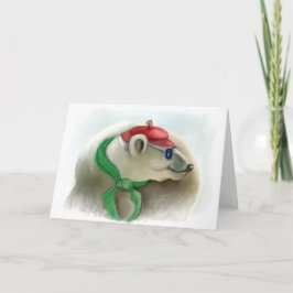 Tarjeta Serie de animales felices "8"