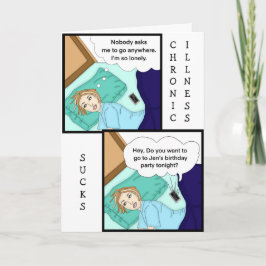 Tarjeta Serie de enfermedades crónicas | Quiero ir pero no