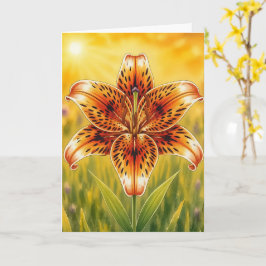 Tarjeta Serie de Pétalo Radiante - Marigold