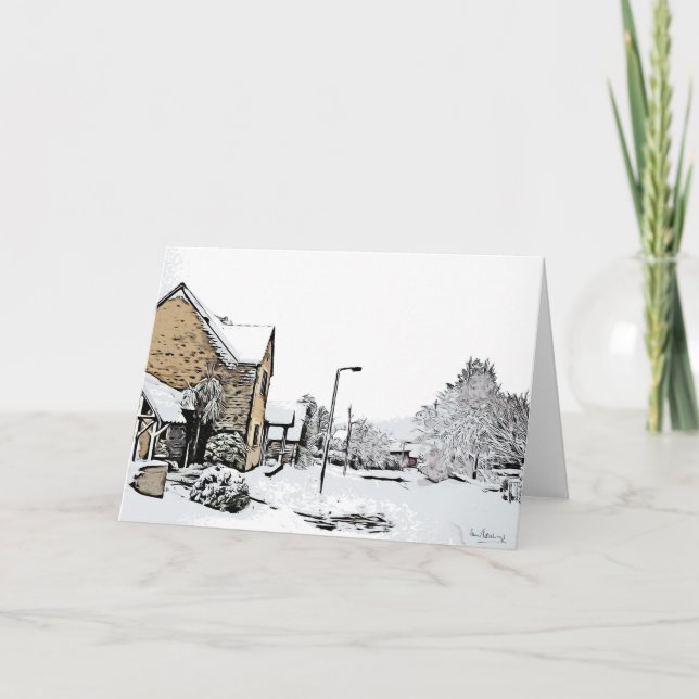 Tarjeta Serlby Lane, Harthill con Woodall. (Anverso)