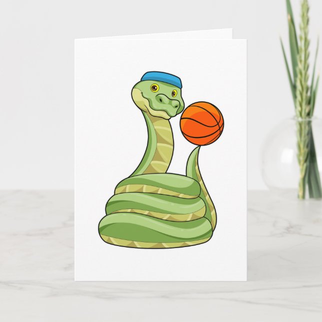Tarjeta Serpiente en deportes de baloncesto (Anverso)