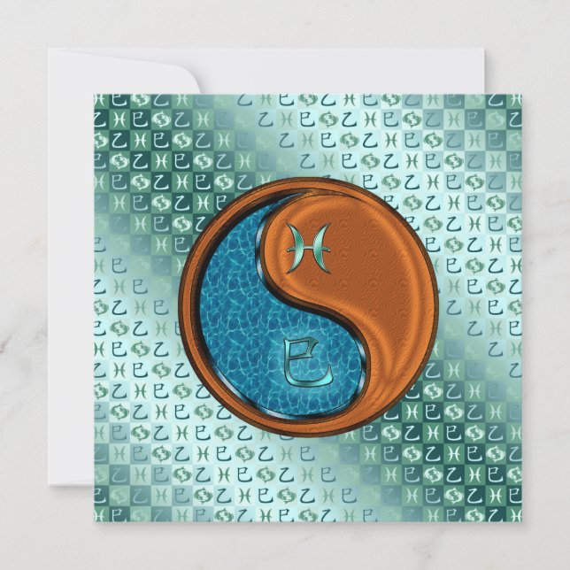 Tarjeta Serpiente Pisces & Wood (Anverso)