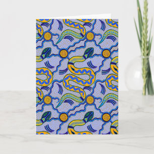 Tarjeta Serpiente Tribal