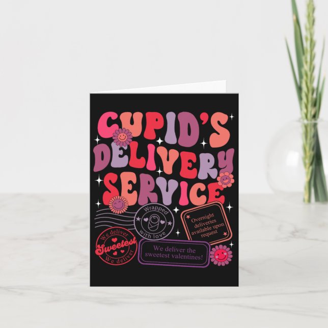 Tarjeta Servicio de entrega de Cupido de la enfermera Vale (Anverso)