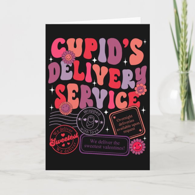 Tarjeta Servicio de entrega de Cupido de la enfermera Vale (Anverso)
