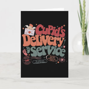 Tarjeta Servicio de entrega de Groovy Cupid Trabajo de par