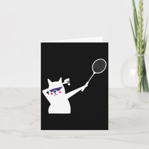 Tarjeta Servicio De Transporte Cat Badminton Para Hombres 