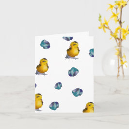 Tarjeta Servilletas de Pascua de tela eclosionada Maybelli