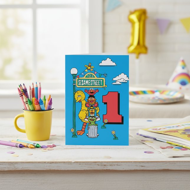 Tarjeta Sesame Street Characters Birthday Card (Subido por el creador)